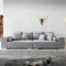 Big Sofa Marbeya 285X115 Cm Grau Mit 10 Kissen Xxl Sofa | Delife Pertaining To Big Sofa Grau