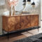 Finebuy Sideboard 123X70X45 Cm Sheesham Massivholz / Metall Inside Sideboard Kommode