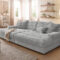 Kawola Big Sofa Lana Stoff Grau Pertaining To Big Sofa Grau