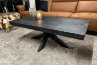 Mokana Furniture Couchtisch Mango Rechteckig Schwarz in Couchtisch Schwarz Holz